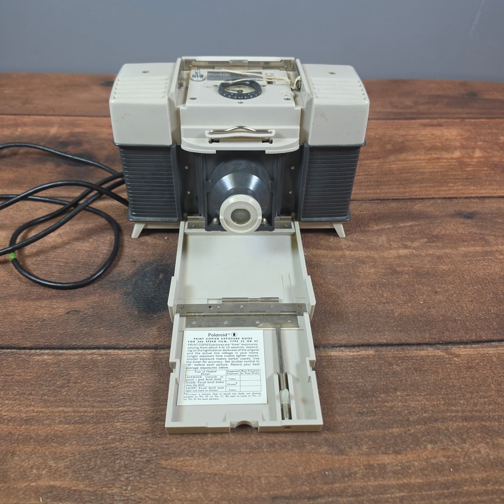 Polaroid Print Copier Model 240 Adult OS Grey Good Vintage Camera Accessory